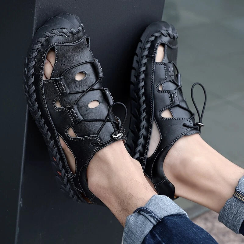 Summer Men Sandals Fashion Non-slip Beach Climbing Breathable Trekking Slipper