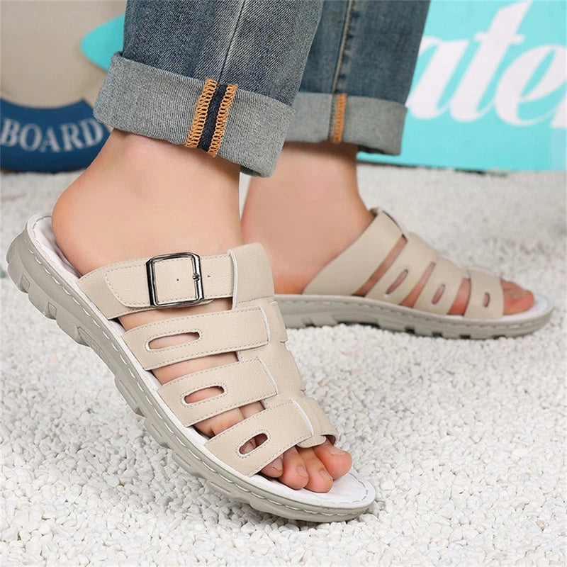 Men's Slide Sandals Outdoor Sports Slippers Beach Flip Flop for Men