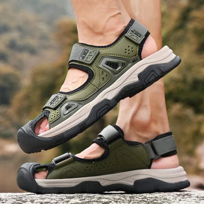 Men's Handmade Sandals Non-slip Casual Sneakers Comfortable Soft Beach Slippers