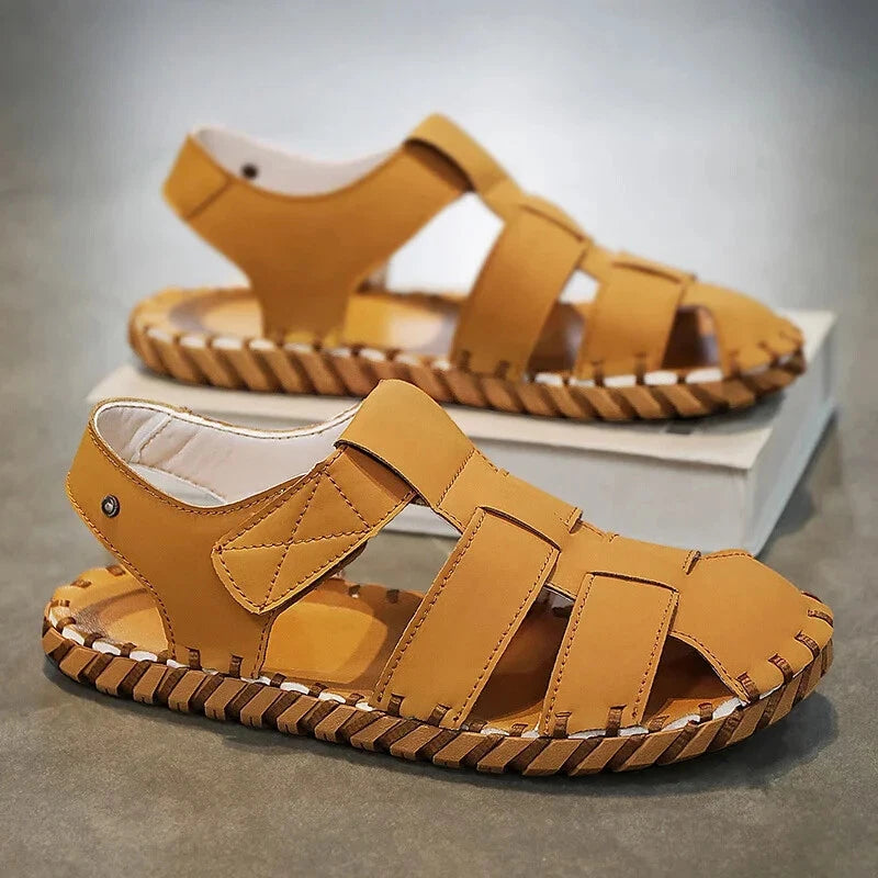 Handmade Men Sandals Non Slip Soft Beach Slippers Light Waterproof Wading Shoes