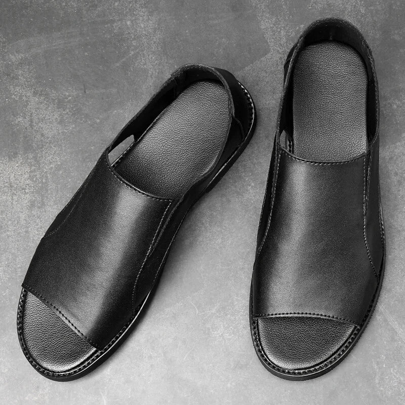 Summer Slippers Men's Non-slip Comfortable Sandals Outdoor Beach Soft Flat Shoes