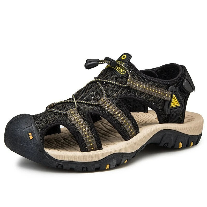 Classic Mens Sandals Summer Fashion Gladiator Shoes Outdoor Beach Roman Slippers