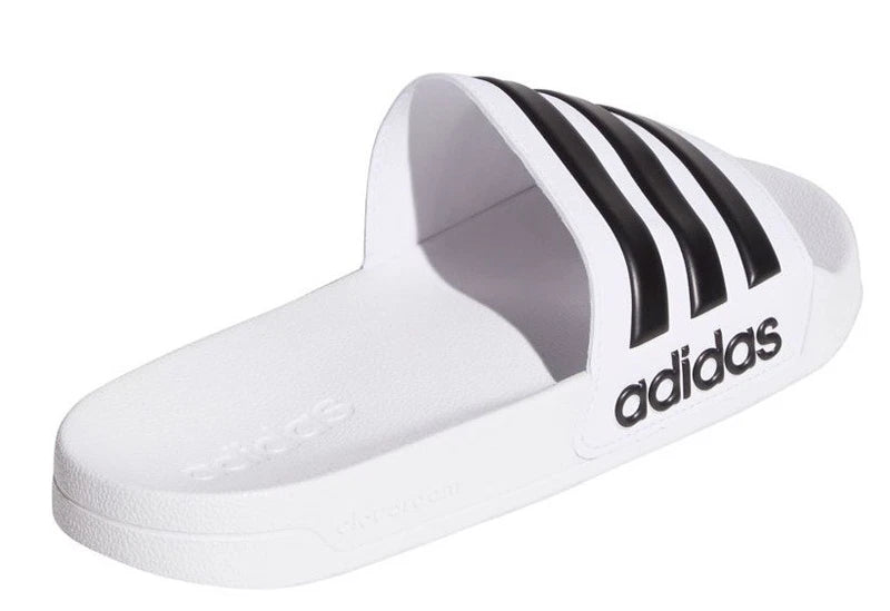 New adidas Men's Adilette CloudFoam Slides White Sandals Sport Beach Slippers CF