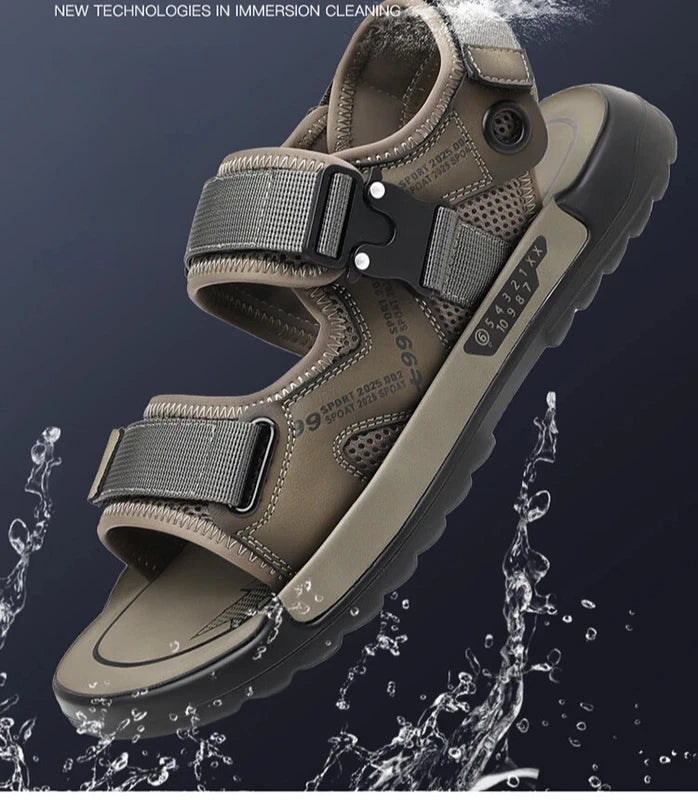 Men's Summer Non-slip Outdoor Slipper Casual Beach Shoes Lightweight Sandals