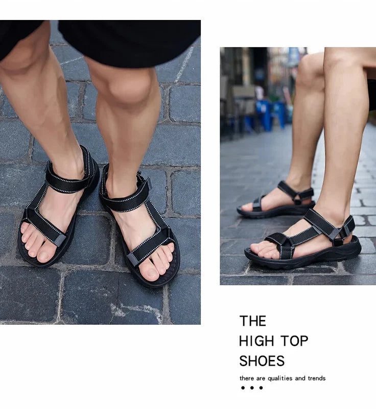 Lightweight Men Sandals Non-slip Soft Beach Slippers Casual Walking Sneakers