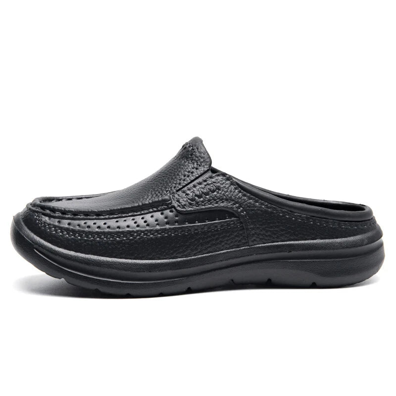 Summer Men Casual Slippers Handmade Soft Beach Sandals Waterproof Flat Sneakers