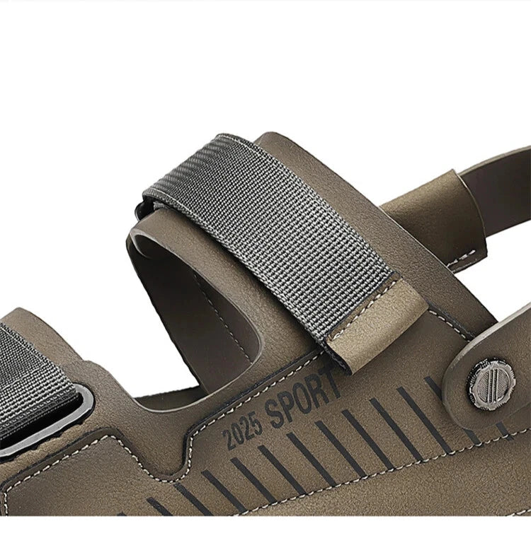 Summer Outdoor Beach Sandals Non-slip Comfort Slippers Leather Casual Shoes