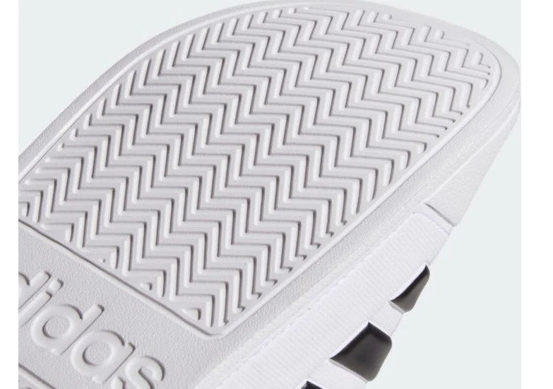New adidas Men's Adilette CloudFoam Slides White Sandals Sport Beach Slippers CF