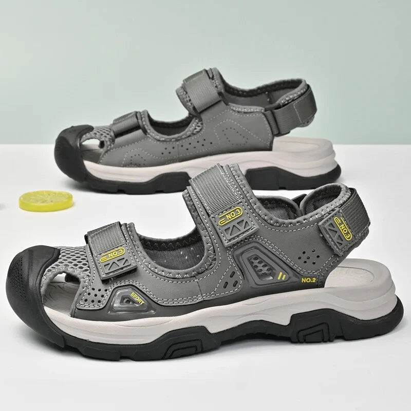 Men's Handmade Sandals Non-slip Casual Sneakers Comfortable Soft Beach Slippers