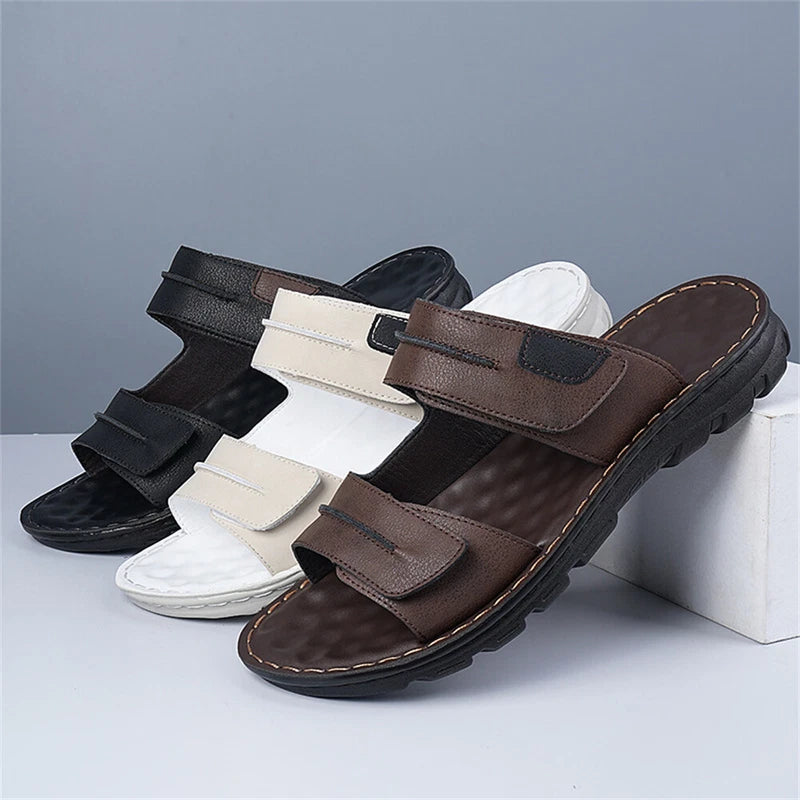 Men's Outdoor Slippers Comfort Casual Summer Fisherman Slip On Sandals for Men