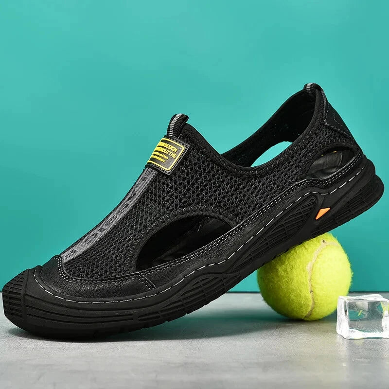 Male Summer Mesh Breathable Casual Sandals Non-slip Beach Shoes Outdoor Slippers
