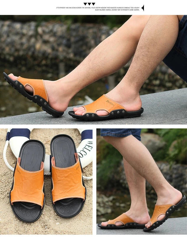 Summer Mens Flip Flops Lightweight Sandals Rubber Casual Shoes Beach Slippers
