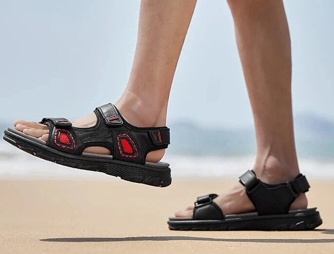 Classic Comfort Men Beach Sandals Non Slip Roman Slippers Soft Light Sneakers