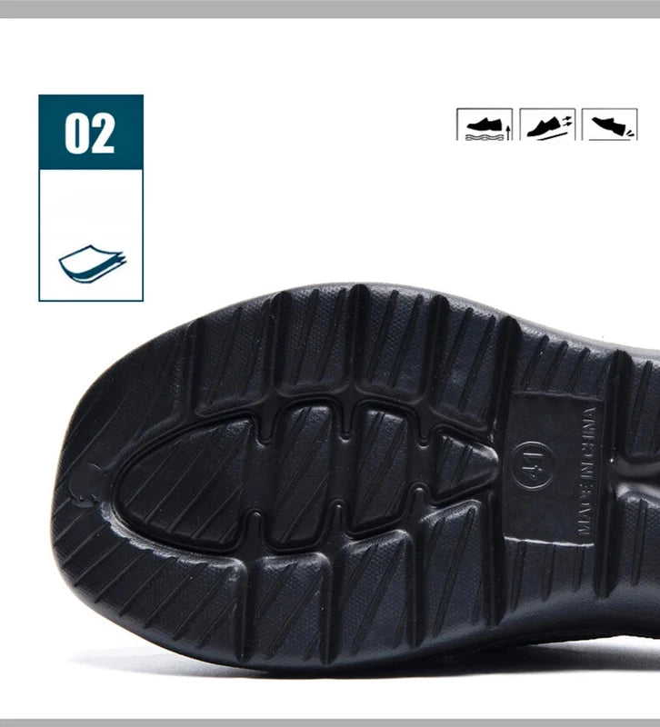 Summer Men Casual Slippers Handmade Soft Beach Sandals Waterproof Flat Sneakers