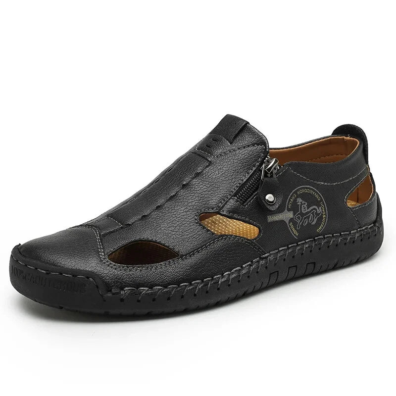 Comfortable Men Sandals Breathable Flat Beach Slippers Classic Handmade Sneakers