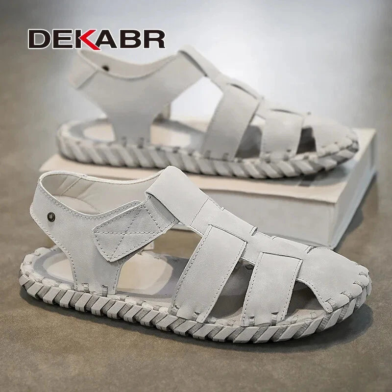 Handmade Men Sandals Non Slip Soft Beach Slippers Light Waterproof Wading Shoes