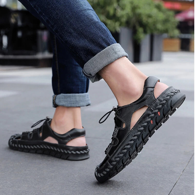Summer Men Sandals Fashion Non-slip Beach Climbing Breathable Trekking Slipper