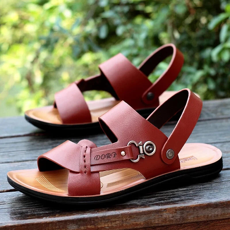 Men's New Summer Men's Open-toed Sandals Fashion Trend Beach Shoes Slippers