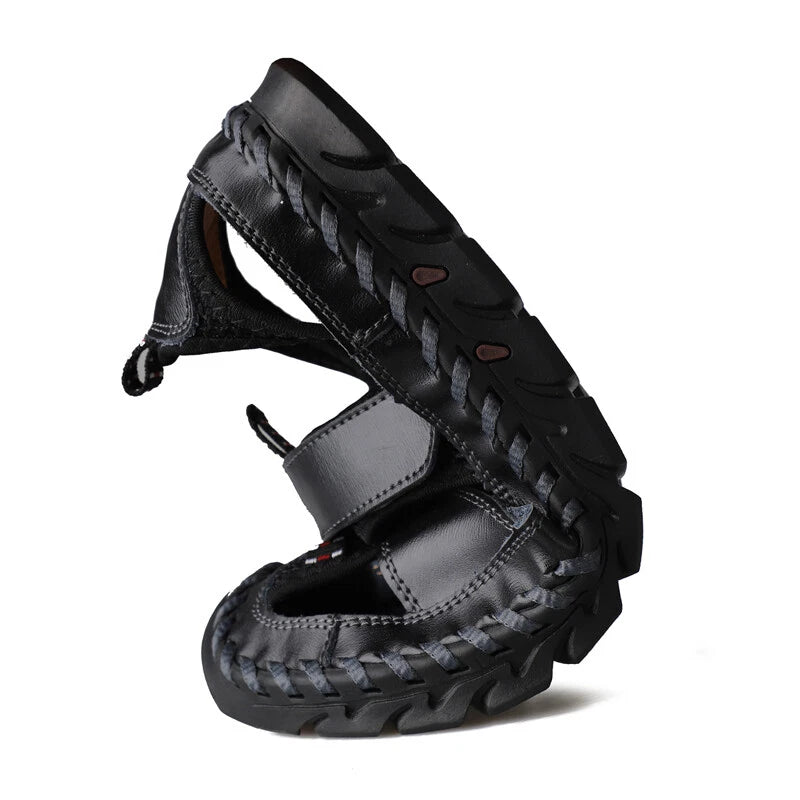 Summer Mens Sandals Outdoor Walking Hiking Sandals Casual Beach Roman Slippers