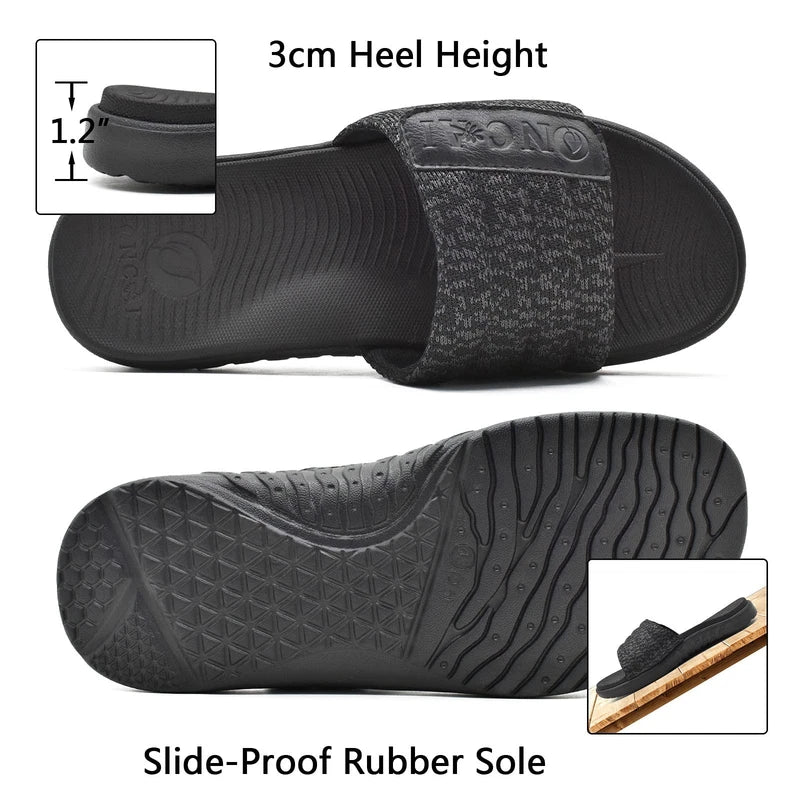 Men's Orthotic Sport Sandals Size 7.5-15, Arch Support, Plantar Fasciitis Relief