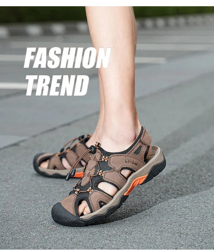 Fashion Summer Casual Men Beach Sandals Waterproof Sneakers Slip on Slippers