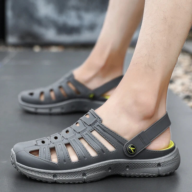 Summer Men's Sandals Beach Shoes Slippers Outdoor Breathable Plus Size Casual