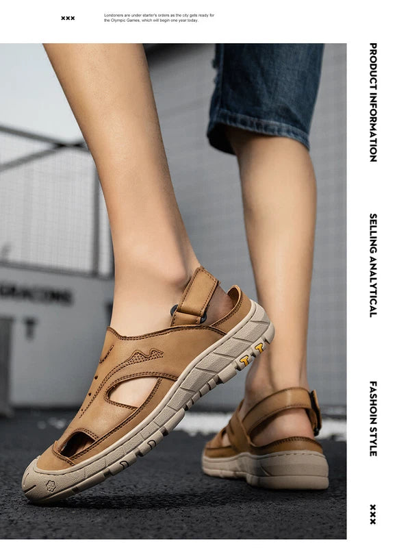 Summer Outdoor Men's Sandals Fashion Non-slip Comfortable Trekking Beach Slipper