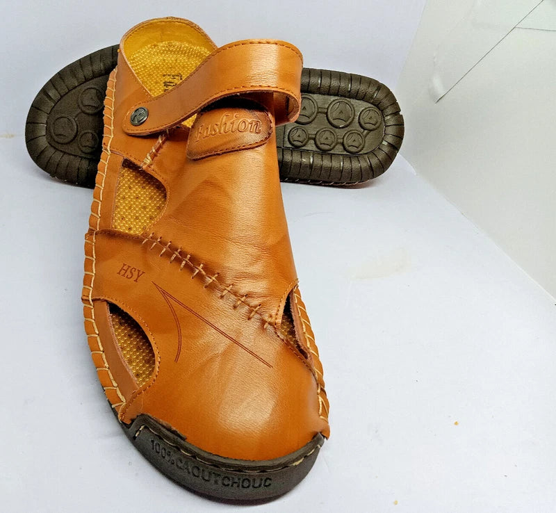 Men's Sports Sandals Close Toe Outdoor Slipper Casual Beach Fisherman Shoes