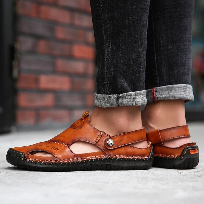 Summer Men Sandals Outdoor Soft Slippers Comfortable Beach Sandal Casual Shoes A