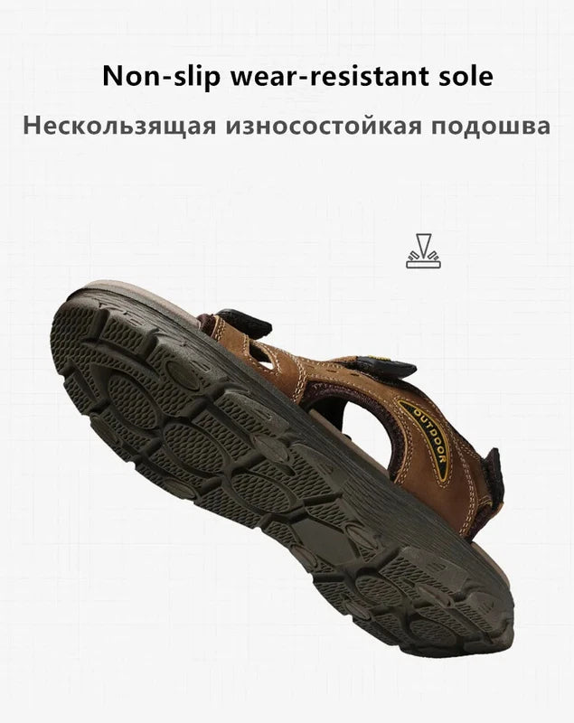 Classic Men Sandals Waterproof Beach Slippers Casual Breathable Wading Sneakers