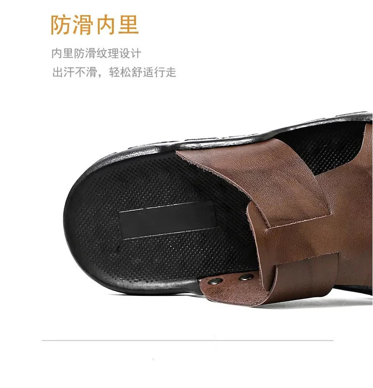 38-48 Plus Size Mens Open Toe Slipper Sandals Summer Beach Holiday Shoes Stylish