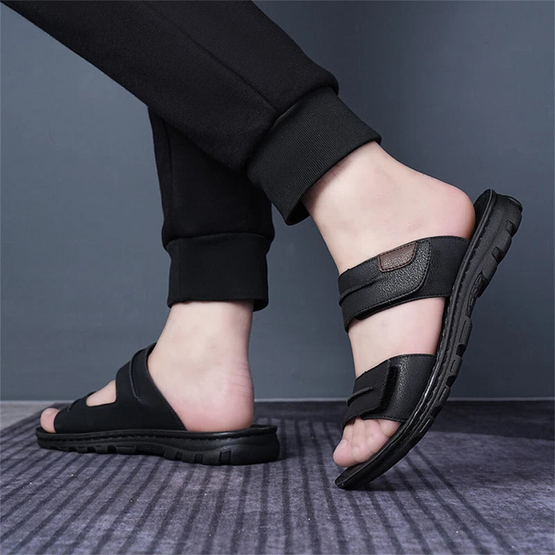 Men's Outdoor Slippers Comfort Casual Summer Fisherman Slip On Sandals for Men