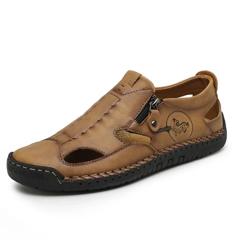 Comfortable Men Sandals Breathable Flat Beach Slippers Classic Handmade Sneakers
