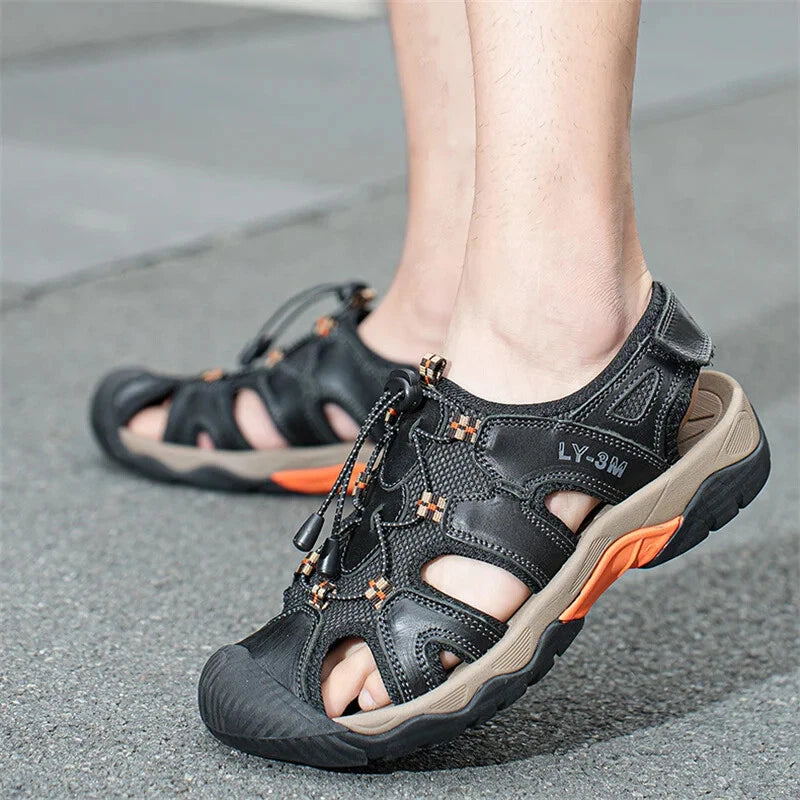 Fashion Summer Casual Men Beach Sandals Waterproof Sneakers Slip on Slippers