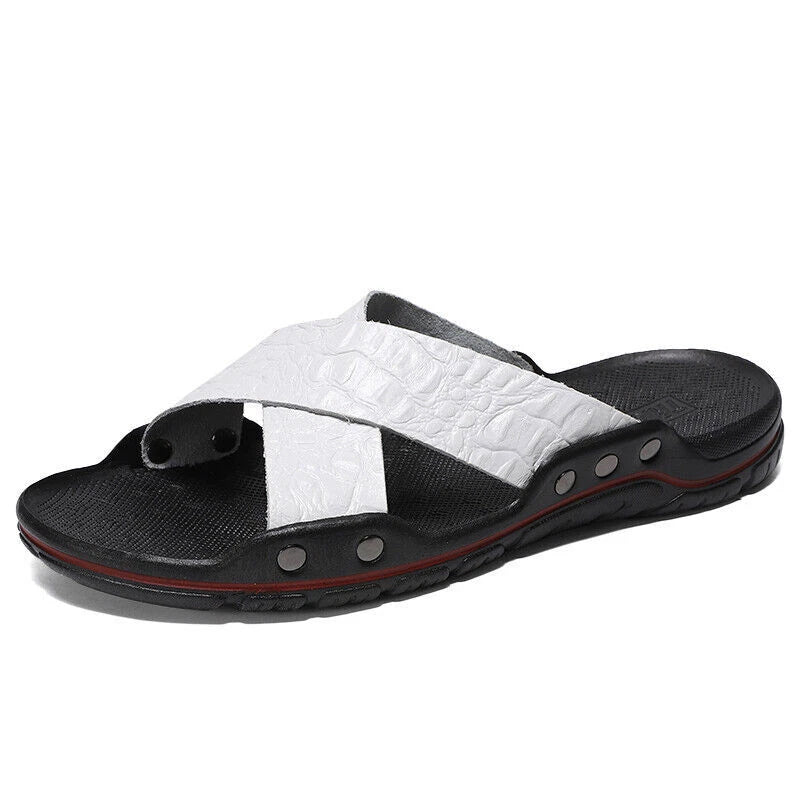 Summer Men Slides Sandals Casual Sports Beach Shoes Sandals Home Slip On Slipper