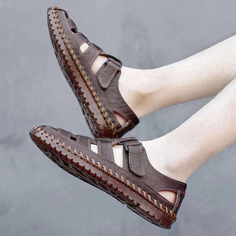 Summer Men's Sandals Business Casual Shoes Outdoor Beach Wading Slippers