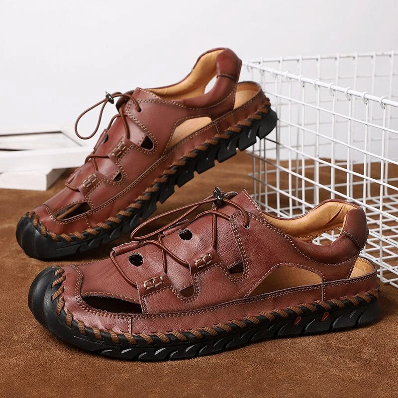 Summer Men Sandals Fashion Non-slip Beach Climbing Breathable Trekking Slipper