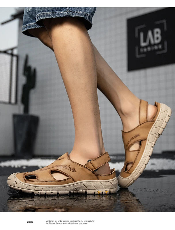 Summer Outdoor Men's Sandals Fashion Non-slip Comfortable Trekking Beach Slipper