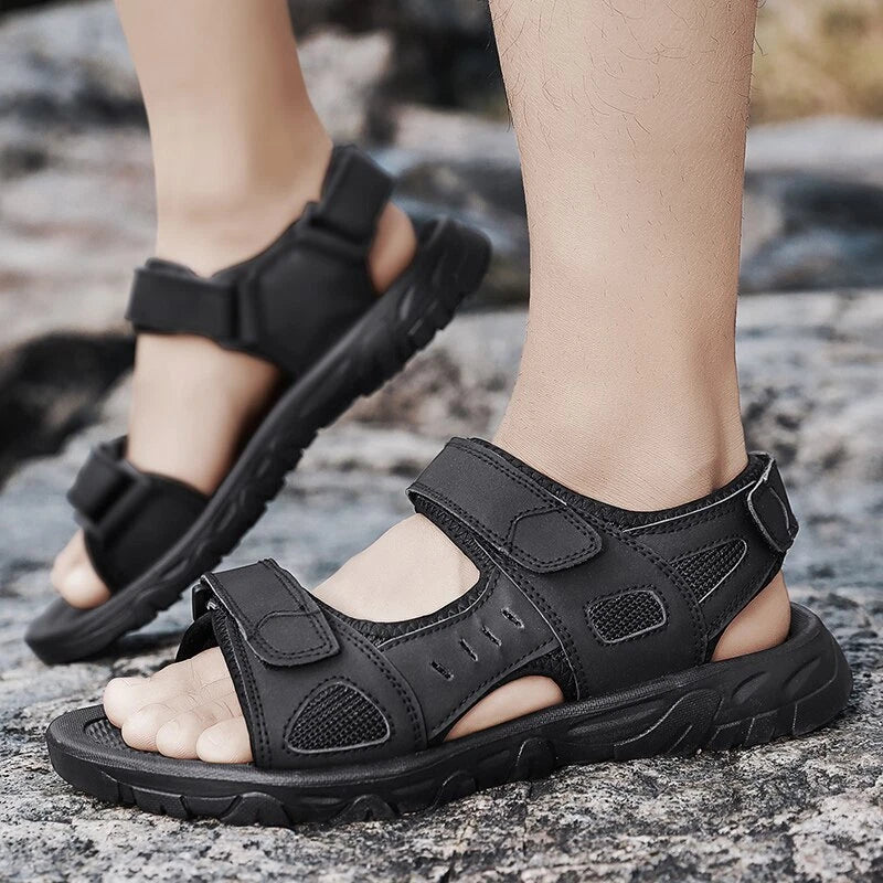 Men Sandals Casual Shoes Roman Trekking Hiking Outdoor Non-slip Beach Slipper