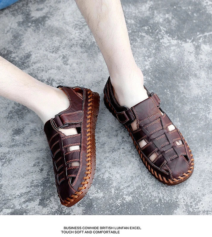 Summer Men's Sandals Business Casual Shoes Outdoor Beach Wading Slippers
