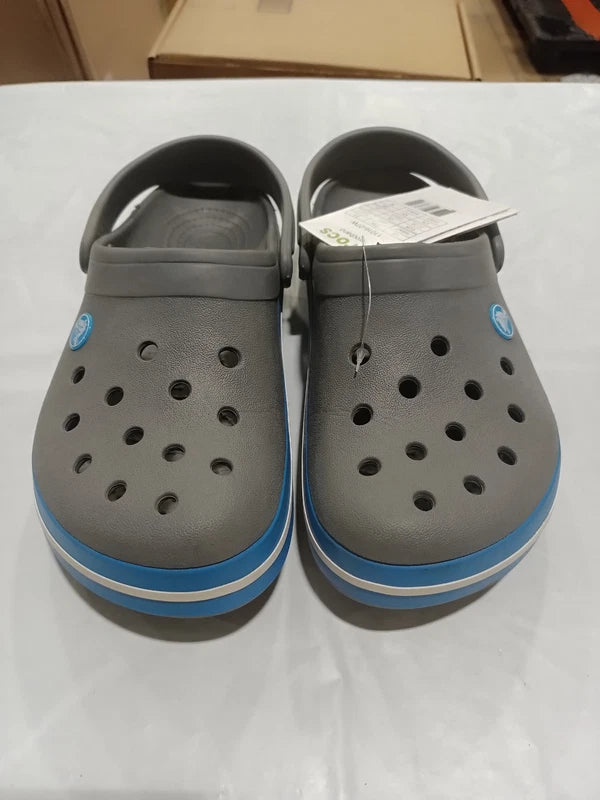 UsedLikeNew_Crocs Unisex-Adult Crocband Clog, Charcoal/Ocean, 5 Men/7
