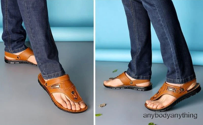 Mens Summer Beach Sandals Flip Flops Non-slip Slippers Casual Shoes Fashion New