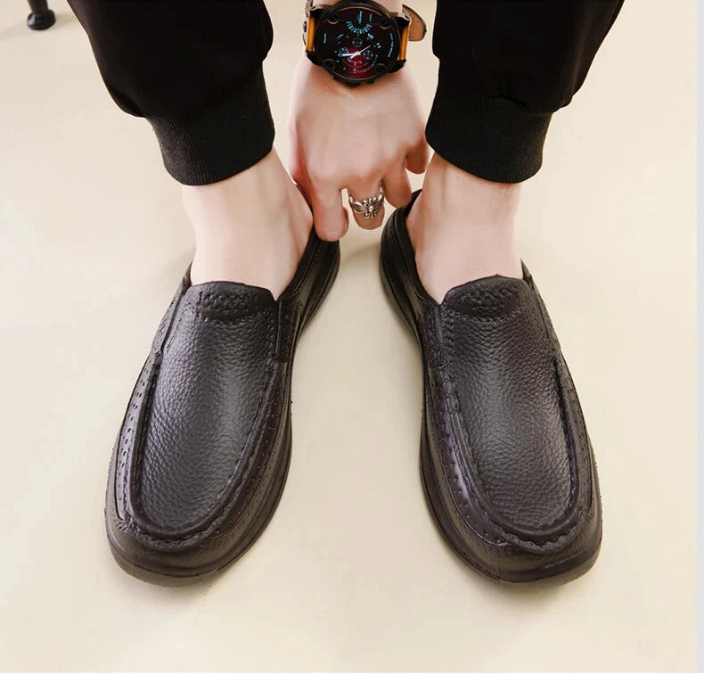 Summer Men Casual Slippers Handmade Soft Beach Sandals Waterproof Flat Sneakers