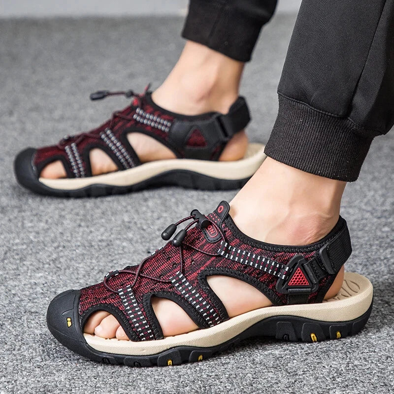 Men's Summer Sandals Beach Slippers Breathable Outdoor Casual Shoes Big Size
