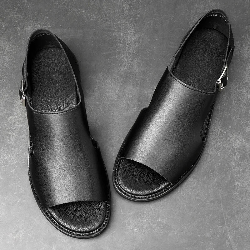 Summer Slippers Men's Non-slip Comfortable Sandals Outdoor Beach Soft Flat Shoes