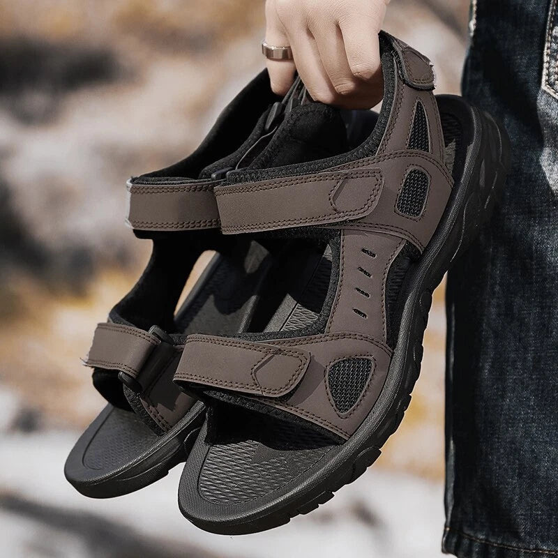 Men Sandals Casual Shoes Roman Trekking Hiking Outdoor Non-slip Beach Slipper