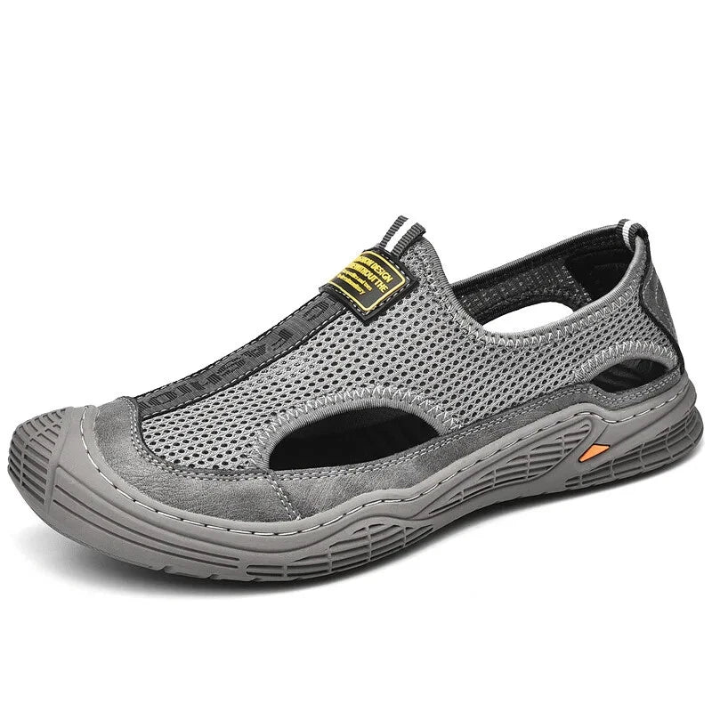 Male Summer Mesh Breathable Casual Sandals Non-slip Beach Shoes Outdoor Slippers