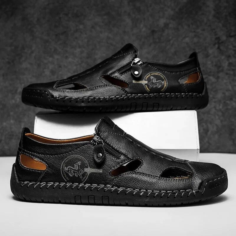 Comfortable Men Sandals Breathable Flat Beach Slippers Classic Handmade Sneakers