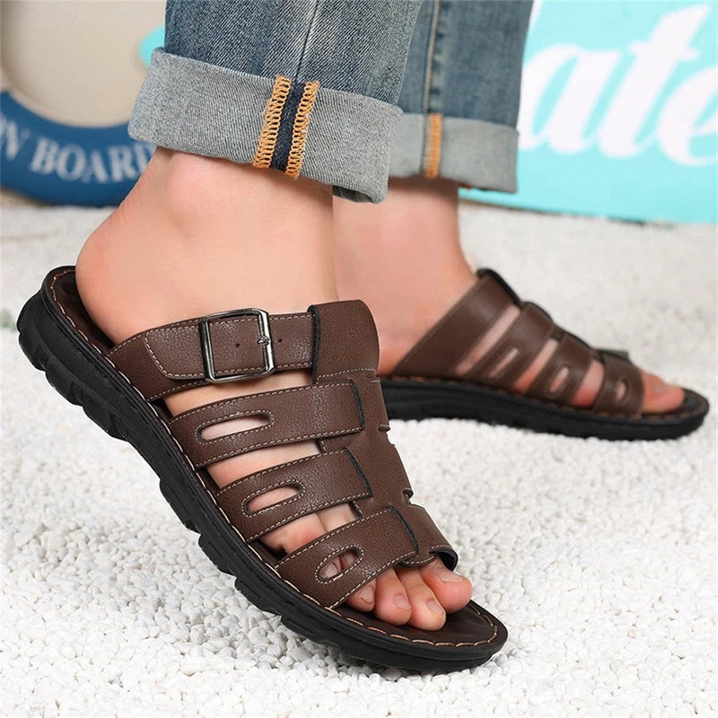 Men's Slide Sandals Outdoor Sports Slippers Beach Flip Flop for Men