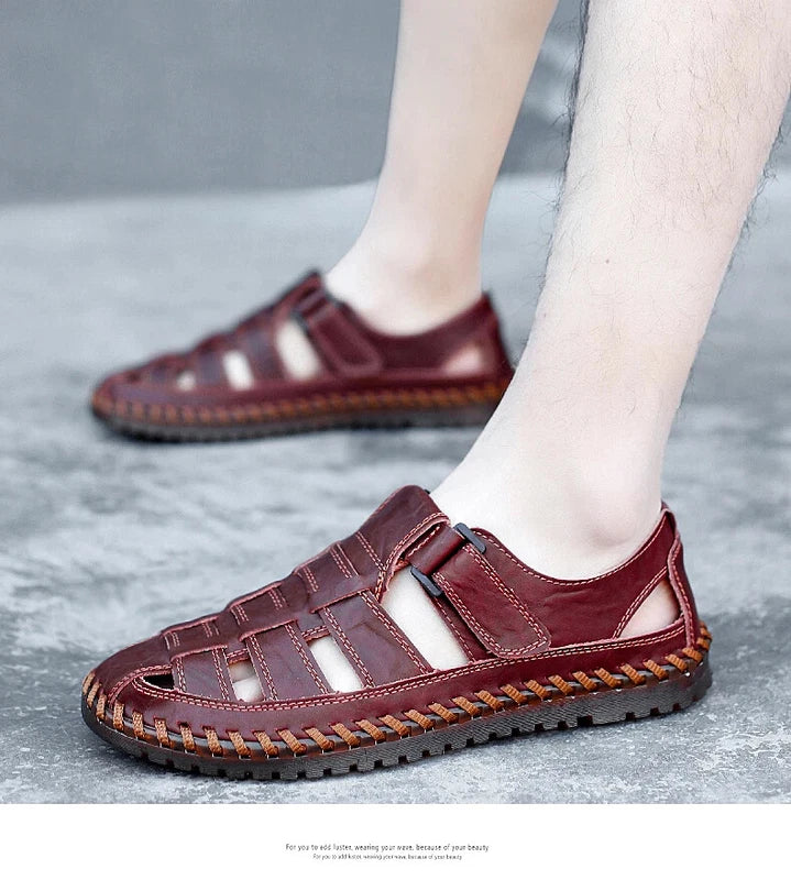 Summer Men's Sandals Business Casual Shoes Outdoor Beach Wading Slippers